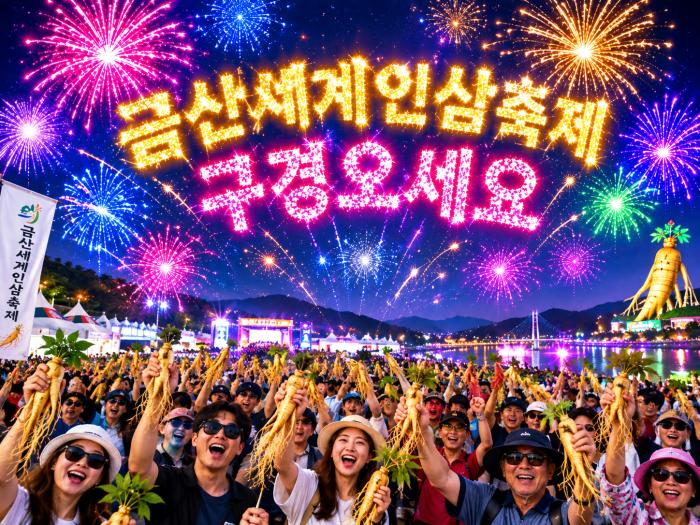  축제의 계절 가을 기차 타고 금산세계인삼축제로